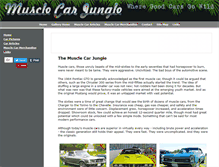 Tablet Screenshot of musclecarjungle.com